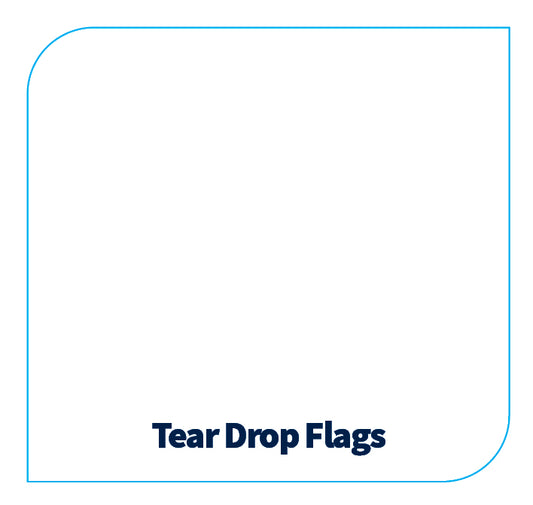 Tear Drop Flags
